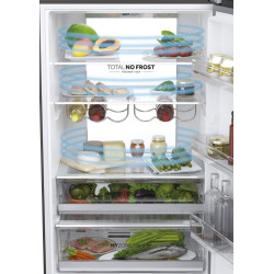 Frigorífico Combi Haier HTW7720ENMB 200x70 Negro 3 Puertas