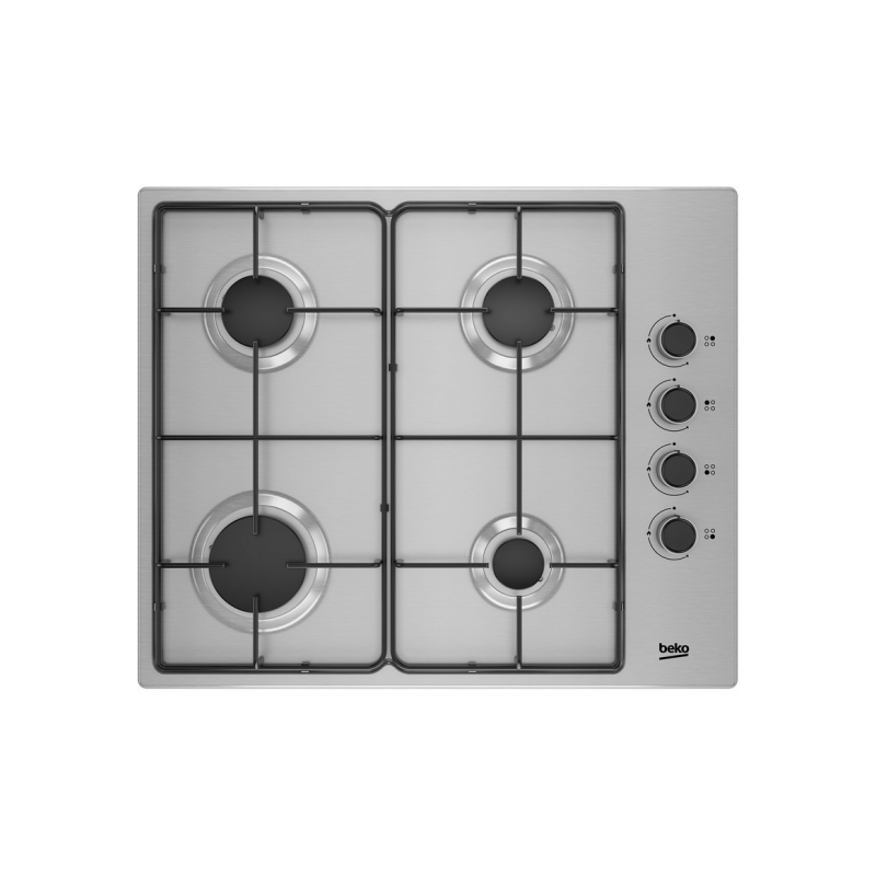 ENCIMERA GAS BEKO HIGG64103SX 4F BUTANO INOX